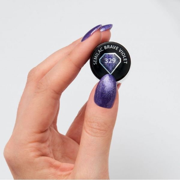 Semilac Brave Violet 329