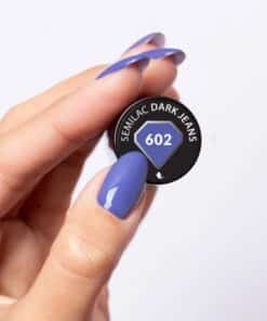 UV Hybrid Semilac Gel Polish Dark Jeans 602 7ml