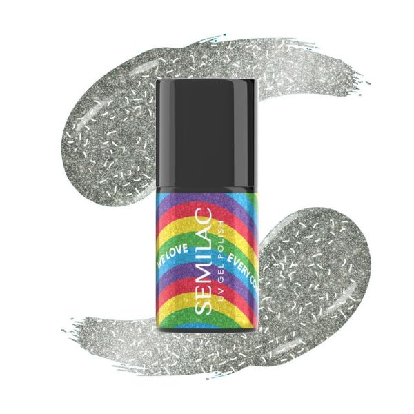 UV Hybrid Semilac Gel Polish Proud Rainbow 489