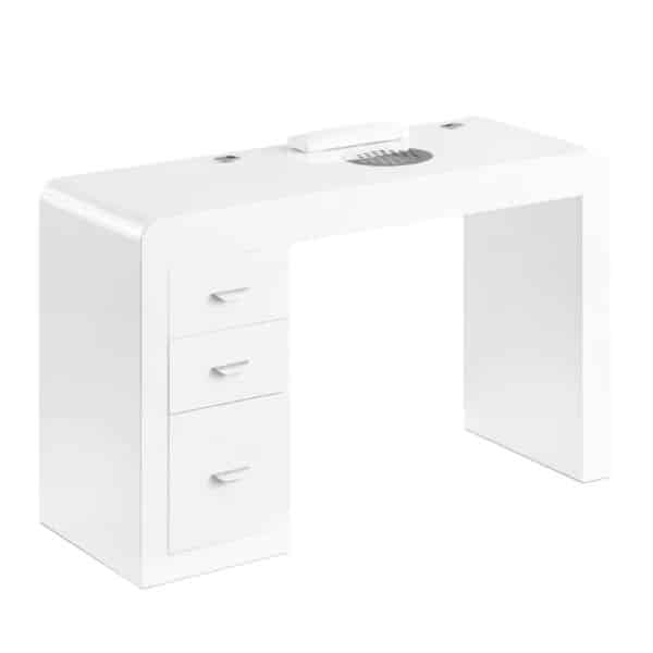 Nail Desk 312 with bagless dust collector right