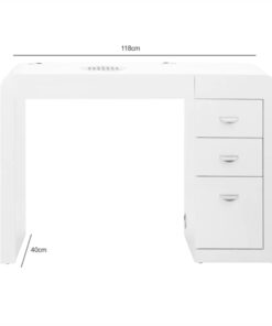 Nail Desk 312 with bagless dust collector size