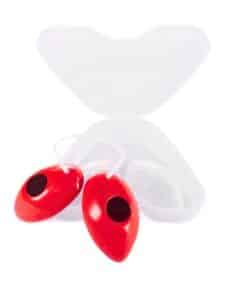 Tanning Bed Goggles with case red