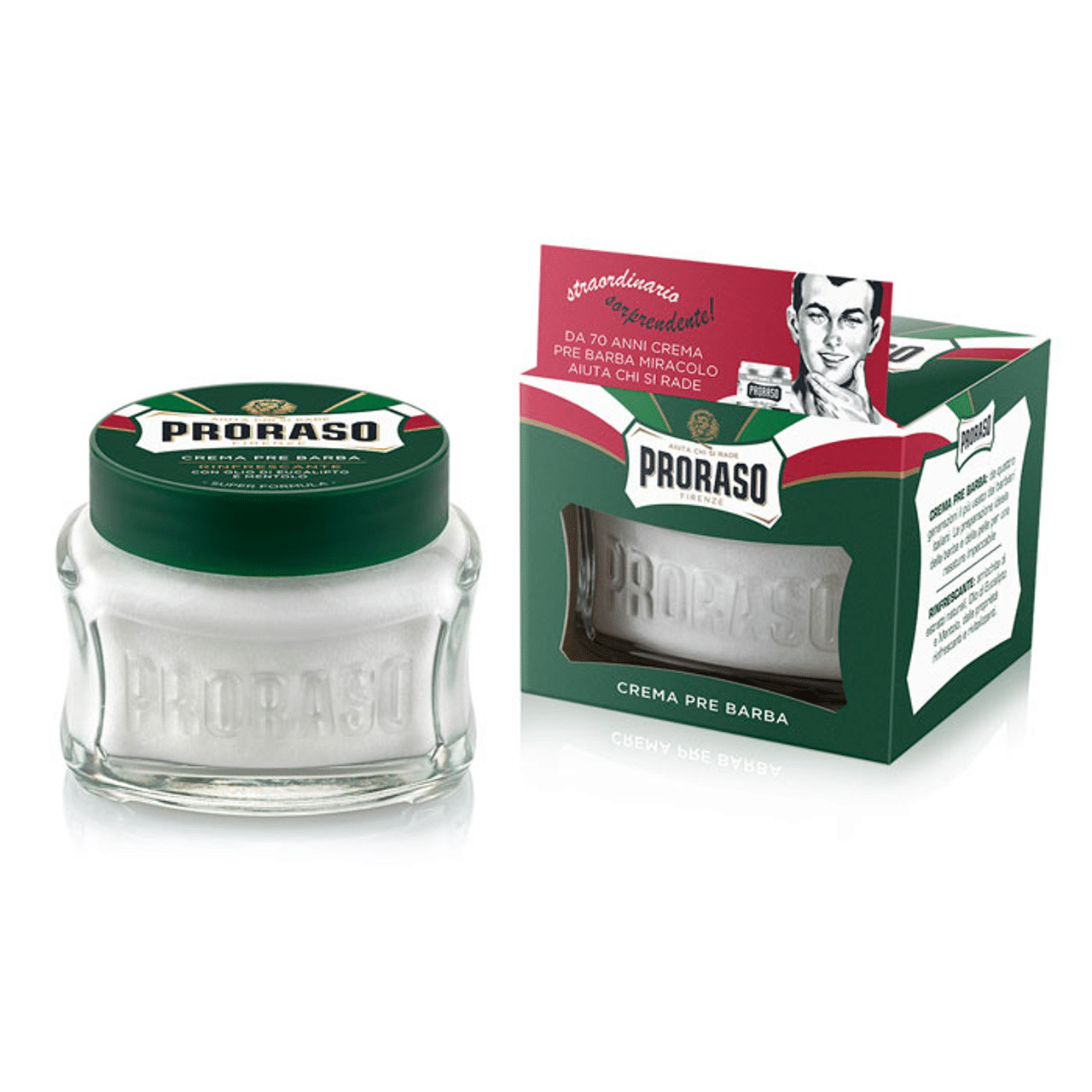 proraso green pre post shave cream 54878.1653404667