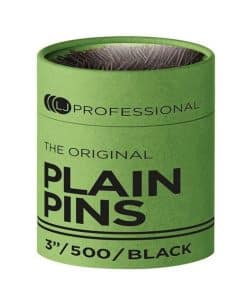 LJ Professional The Original Plain Pins Black