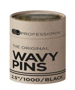 LJ Professional The Original Wavy Pins Black