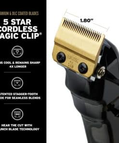 WAHL Cordless Barber Combo Black Magic Clip