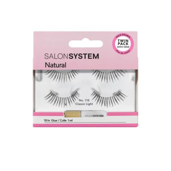 Salon System Naturalash Twin Pack Lashes NATURAL 116