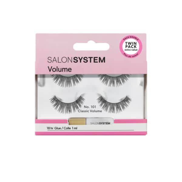 Salon System Naturalash Twin Pack Lashes VOLUME 101