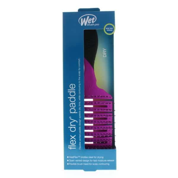 Wet Brush Pro Flex Dry Paddle Brush Purple box