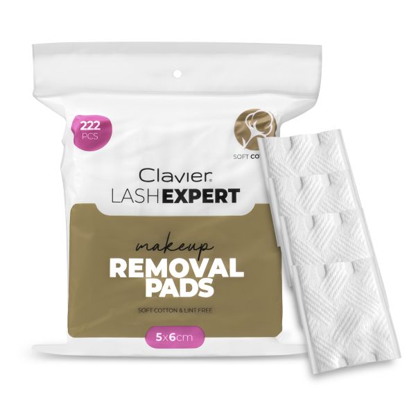Clavier LASH EXPERT Makeup Removal Pads 222 pcs