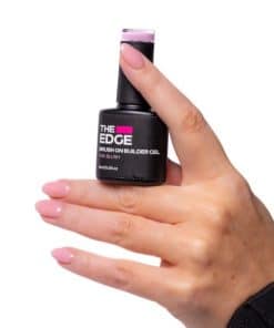 The Edge Brush On Builder Gel The Blush nails