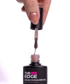 The Edge Brush On Builder Gel The Sheer Latte nails