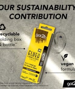 got2b Glued 4 brows & edges tinted dark blond to brown 2