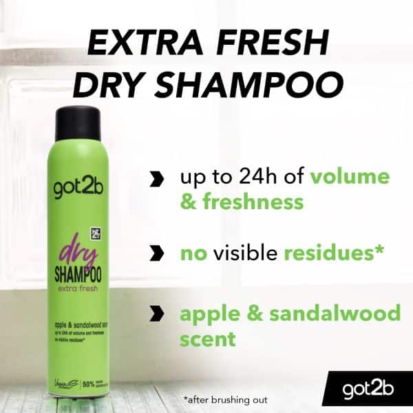got2b dry shampoo extra fresh apple & sandalwood 1
