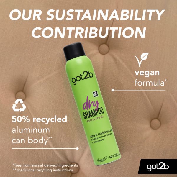 got2b dry shampoo extra fresh apple & sandalwood 2