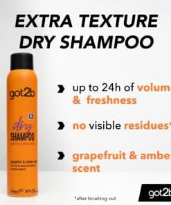 got2b dry shampoo extra texture grapefruit & amber 1