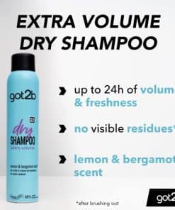 got2b dry shampoo extra volume lemon & bergamot 1