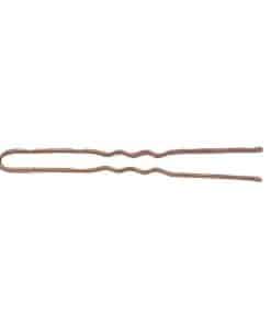 Sibel Wavy Hair Pins Brown 70mm 500pk