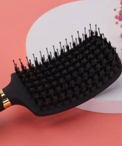 Sister Young OVIA Hair Brush with Boar Bristle Black 2