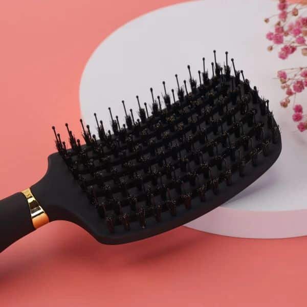Sister Young OVIA Hair Brush with Boar Bristle Black 2