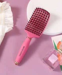 Sister Young OVIA Hair Brush with Boar Bristle Fuchsia 1
