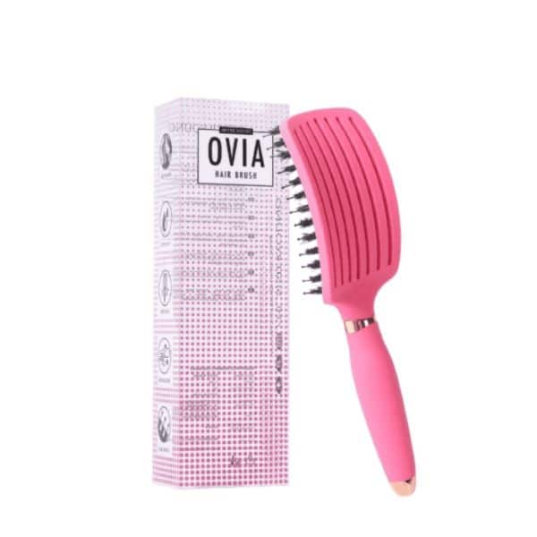 Sister Young OVIA Hair Brush with Boar Bristle Fuchsia