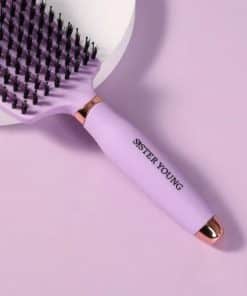 Sister Young OVIA Hair Brush with Boar Bristle Lilac 1
