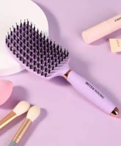 Sister Young OVIA Hair Brush with Boar Bristle Lilac 2