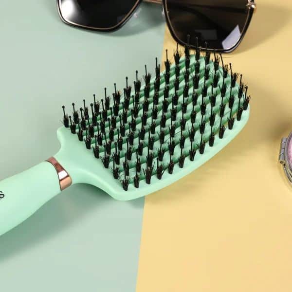 Sister Young OVIA Hair Brush with Boar Bristle Mint 2