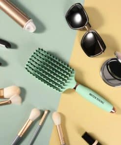 Sister Young OVIA Hair Brush with Boar Bristle Mint 3