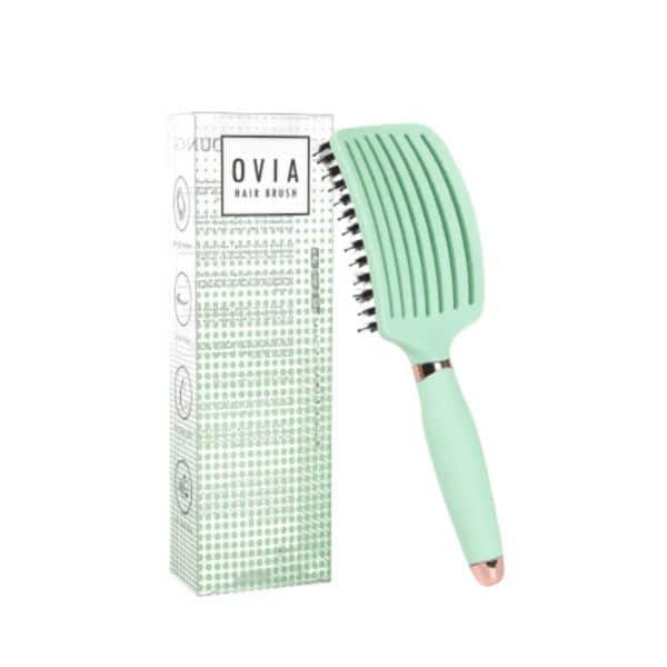 Sister Young OVIA Hair Brush with Boar Bristle Mint