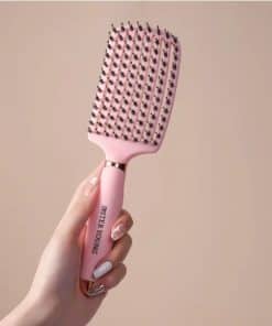Sister Young OVIA Hair Brush with Boar Bristle Pink 3