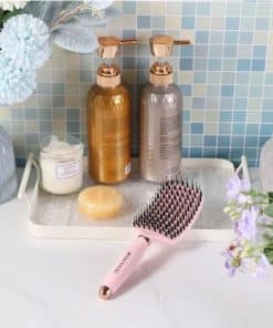 Sister Young OVIA Hair Brush with Boar Bristle Pink 4