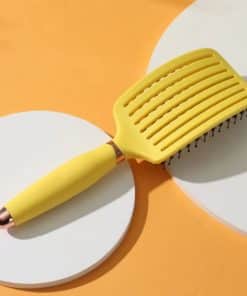 Sister Young OVIA Hair Brush with Boar Bristle Yellow 2