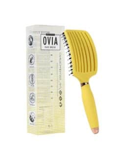 Sister Young OVIA Hair Brush with Boar Bristle Yellow 