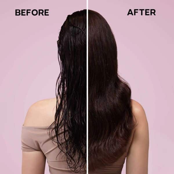 Alfaparf Semi Di Lino Style & Care Blow Dry Cream before and after