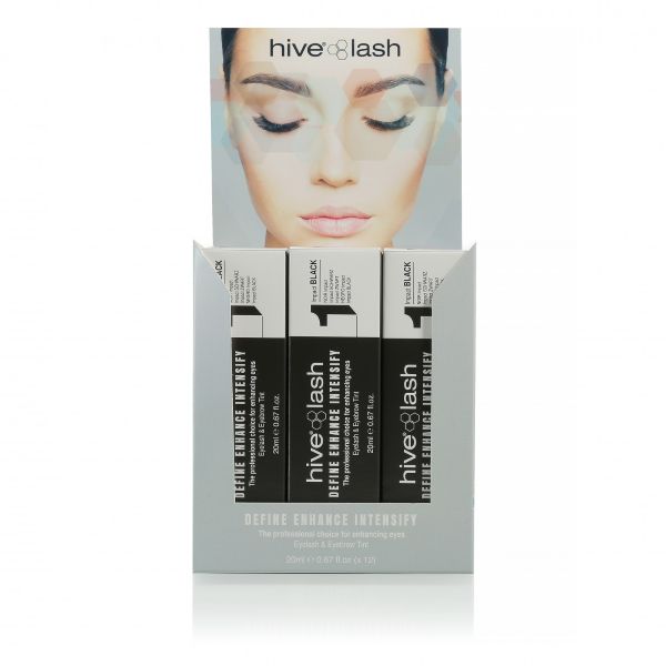 Hive Eyelash & Eyebrow Tint Black 3 Pack