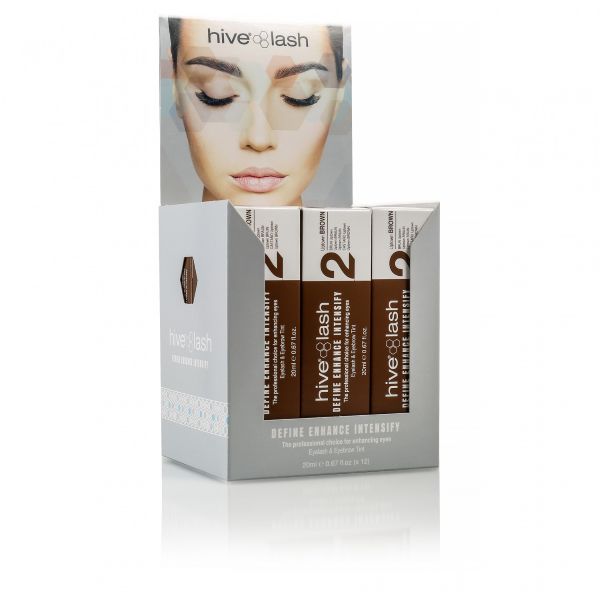 Hive Eyelash & Eyebrow Tint Brown 3 Pack
