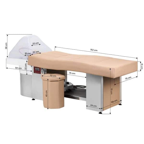 Japanese Head Spa Unit size