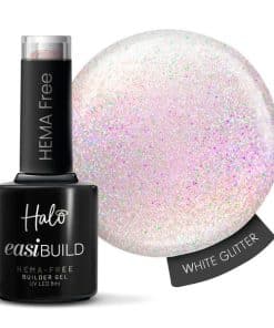 Halo EasiBuild Builder Gel White Glitter 8ml