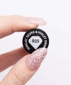 Semilac Gel Polish Silver & Violet Drops 925 7ml