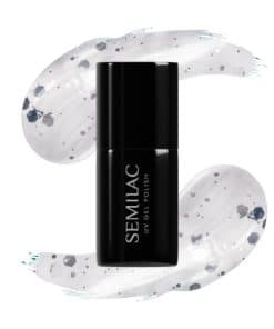 Semilac Gel Polish Silver & White Drops 924