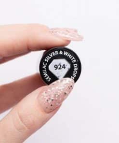 Semilac Gel Polish Silver & White Drops 924 7ml