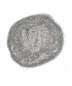 Glitter shaker silver swatch