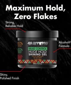 Gummy Professional Braid Control Huge Hold Gel 500ml