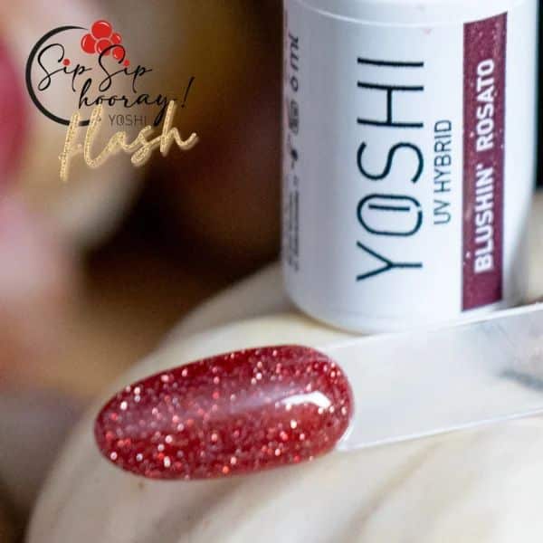 YOSHI UV Hybrid Hybrid Nail Polish Blushin Rosato
