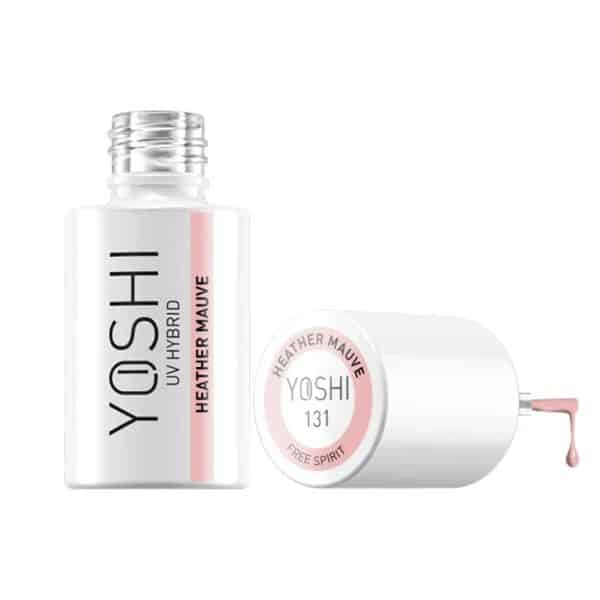 YOSHI UV Hybrid Hybrid Nail Polish Heather Mauve 131 6ml