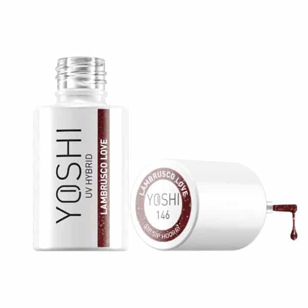 YOSHI UV Hybrid Hybrid Nail Polish Lambrusco Love 146 6ml