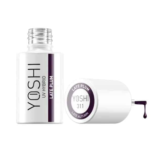 YOSHI UV Hybrid Hybrid Nail Polish Late Plum 311 6ml