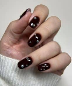 YOSHI UV Hybrid Hybrid Nail Polish Mystic Mahogany
